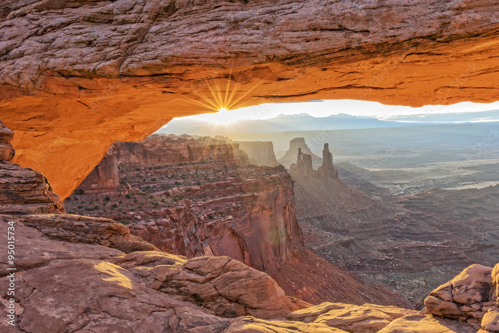 Mesa Arch At Sunrise