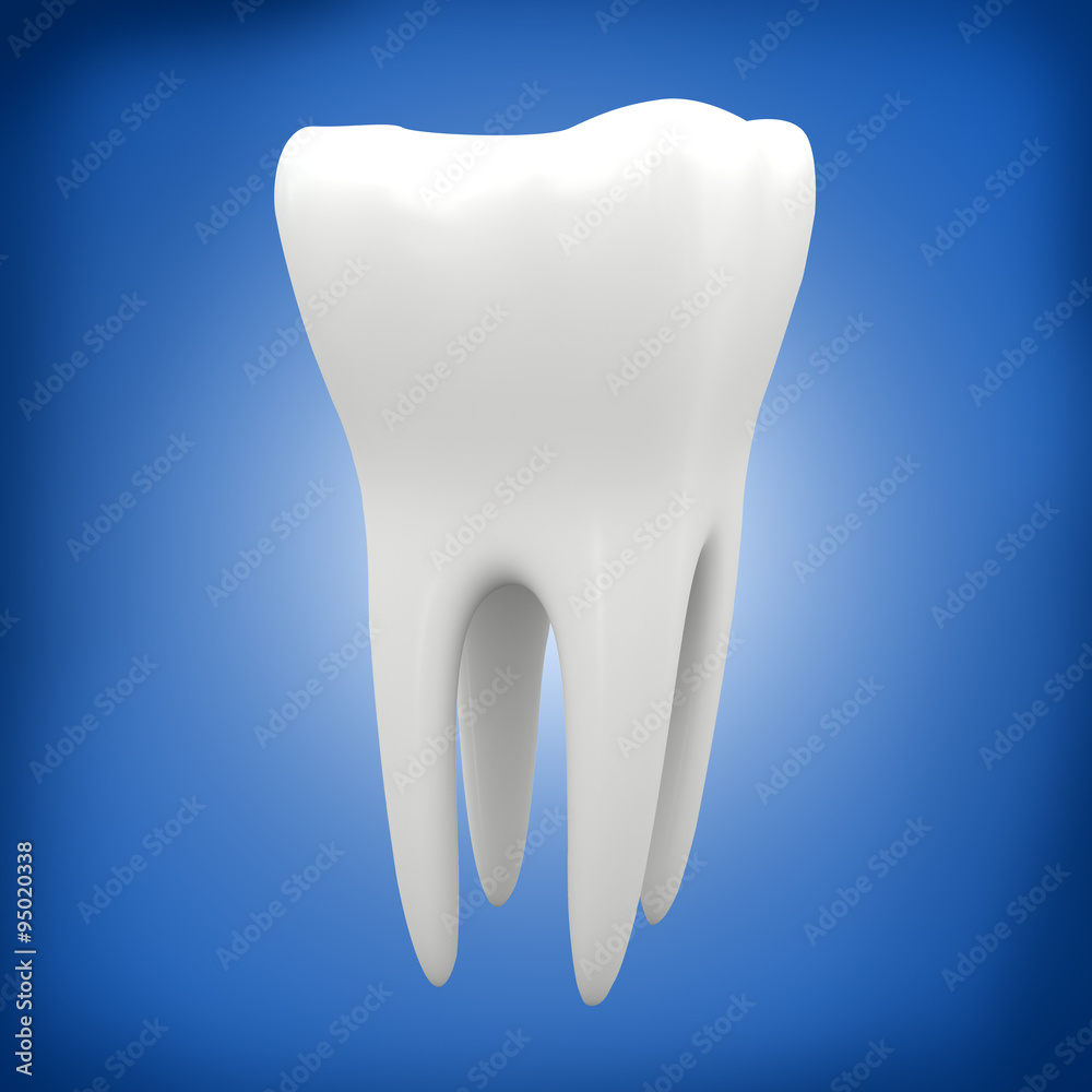 3d healthy white tooth 3d healthy white tooth