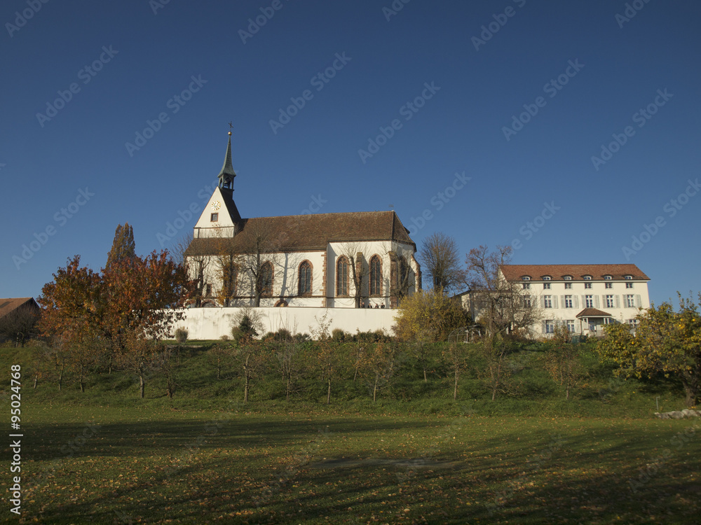 St. Chrischona im Herbst StockFoto Adobe Stock