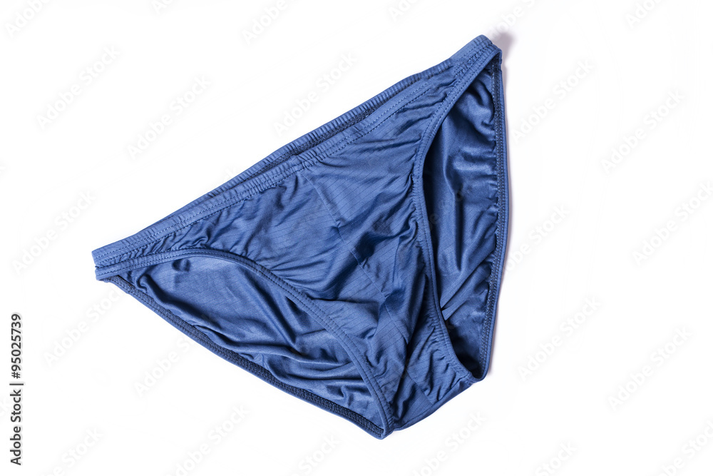 Male new underpants or underware isolated on white background