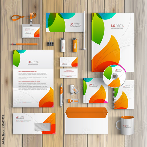 Stationery template design