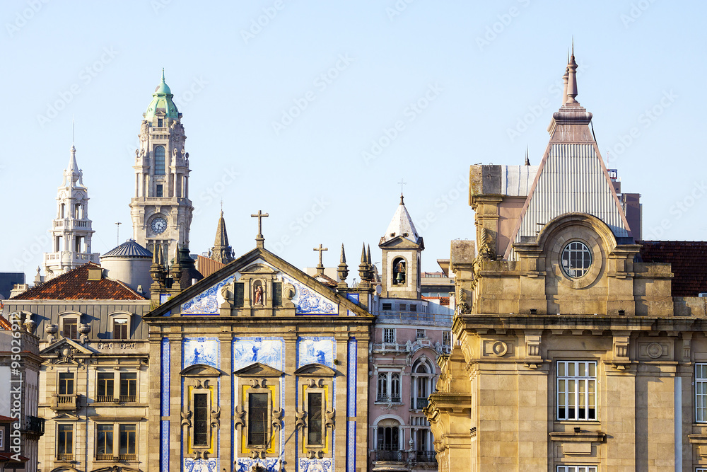 facades of Porto, Portugal