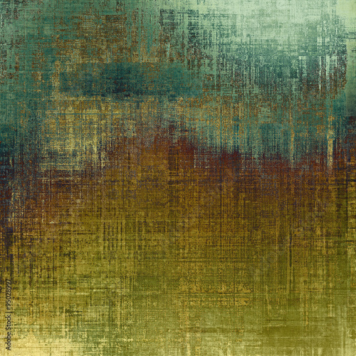 Grunge background with space for text or image. With different color patterns: yellow (beige); brown; green; blue