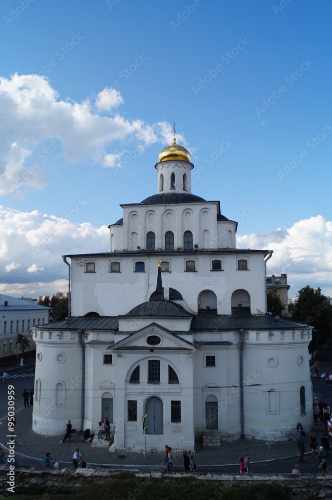 Золотые ворота в городе Владимир