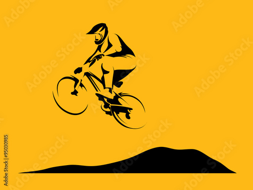 Dirt rider jump