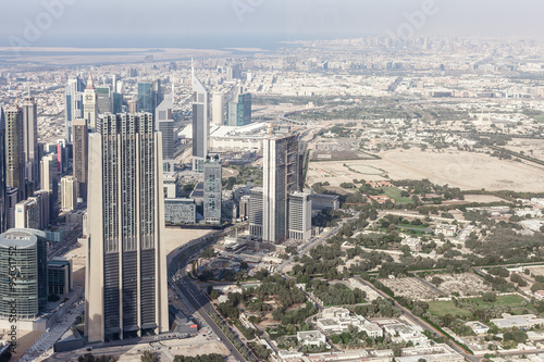 Dubai skyline, United Arab Emirates.