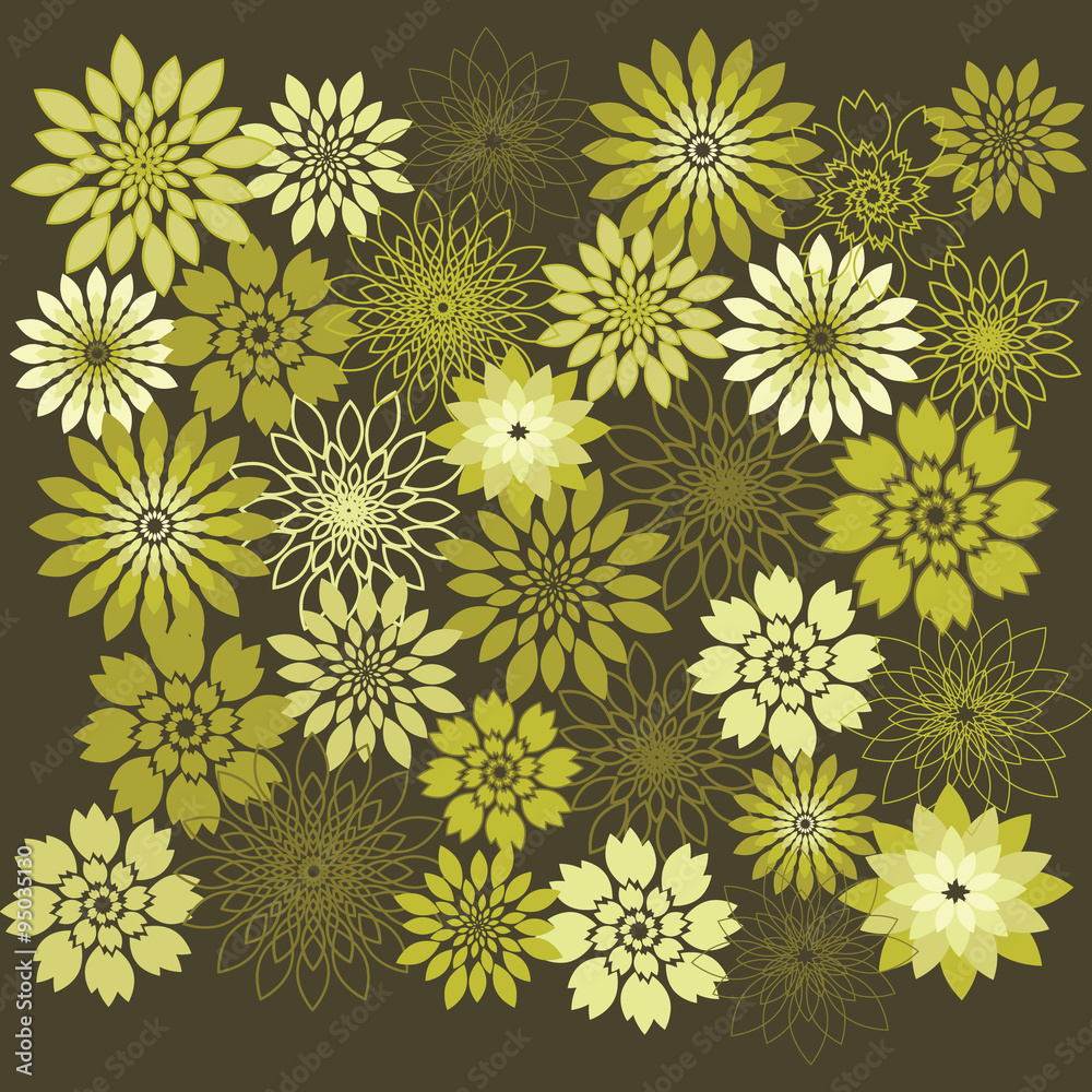 Flower Design Elements. Flower Background Flower Design Elements. Flower Background