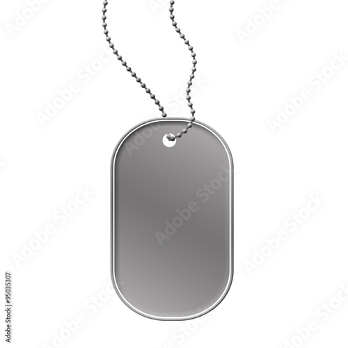 Military dog tag