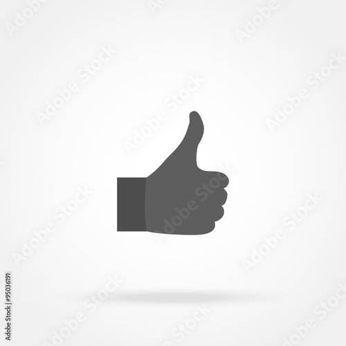 hand showing thumb icon
