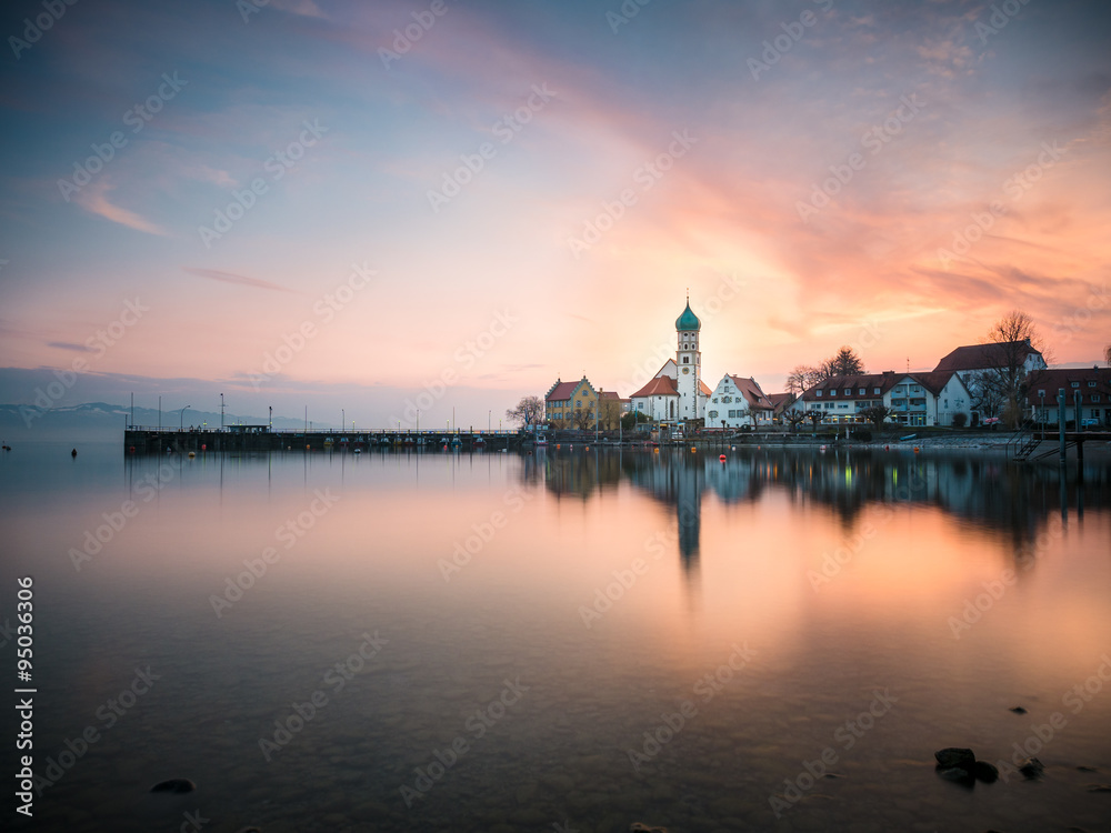 Fototapeta premium Wasserburg am Bodensee