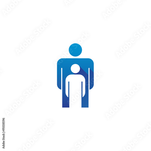People Icon Father and Son