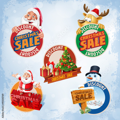 stickers christmas sale