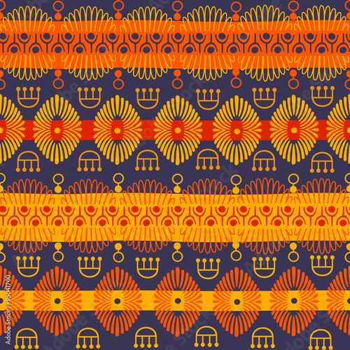 Tribal seamless pattern. It can be used for cloth, jackets, bags, notebooks, cards, envelopes, pads, blankets, furniture, packing