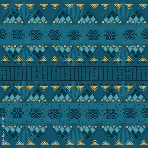Tribal seamless pattern. It can be used for cloth, jackets, bags, notebooks, cards, envelopes, pads, blankets, furniture, packing