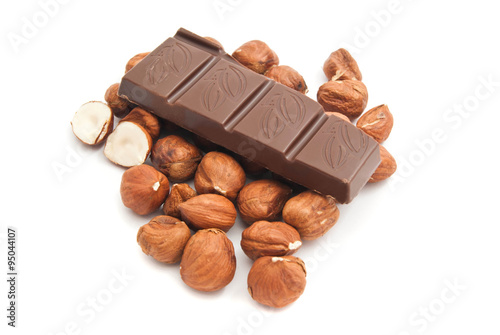 hazelnuts and chocolate © mskphotolife