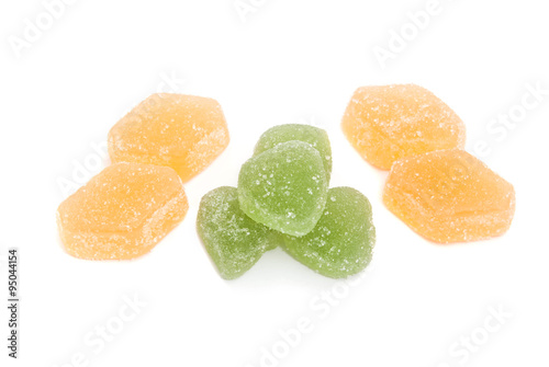 different fruit candies