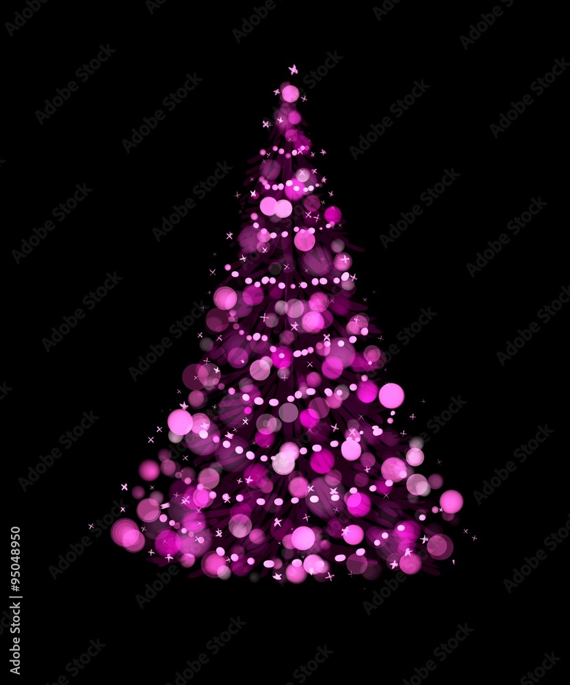 Purple christmas tree Purple christmas tree