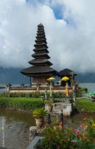 Ancient temple on coast of Bali