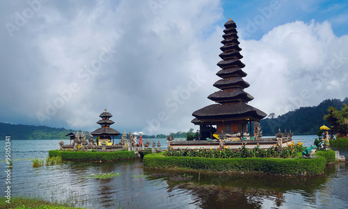 Ancient temple at coast of Bali