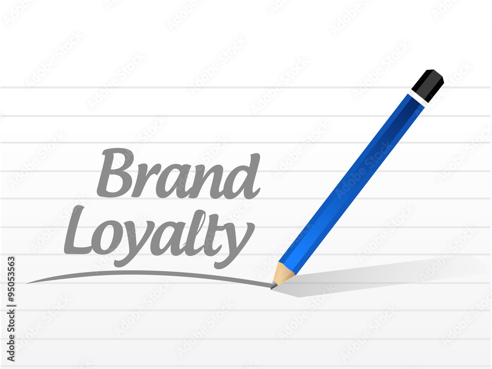 brand loyalty message sign concept brand loyalty message sign concept