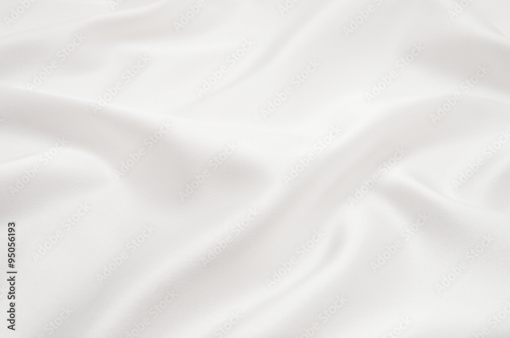 white satin fabric as background white satin fabric as background