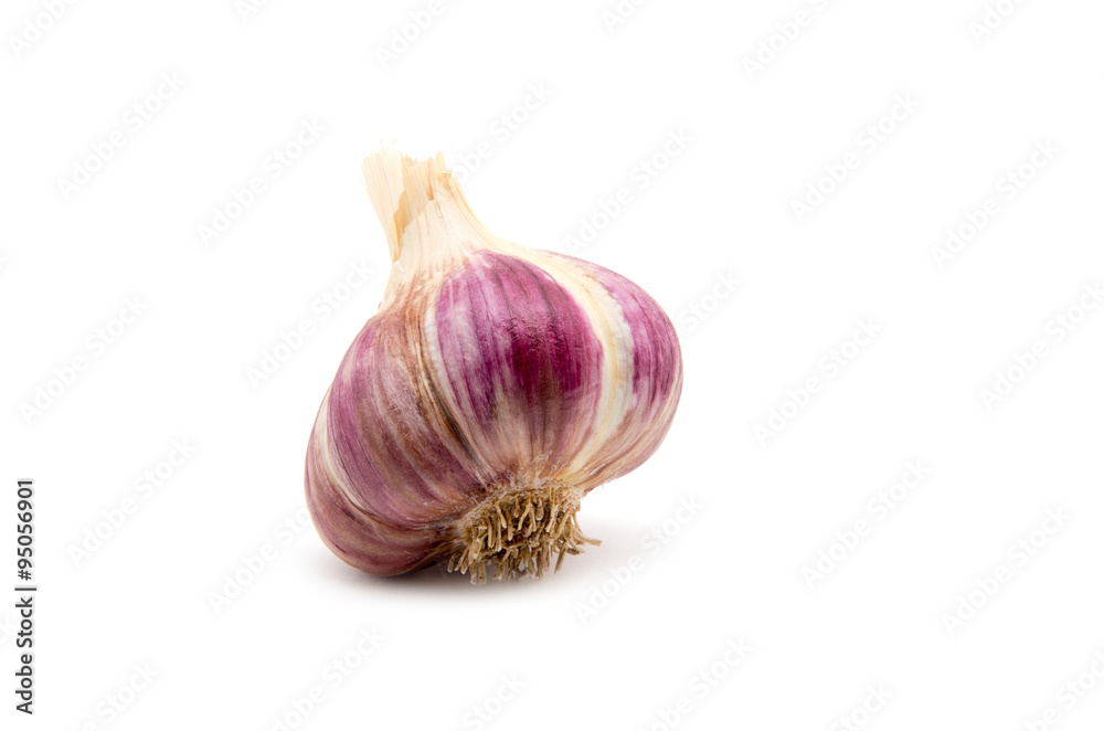 Fototapeta premium garlic isolated on white background