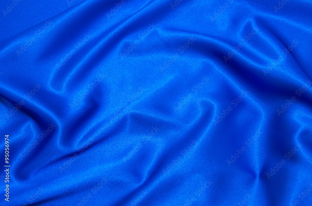 Obraz premium blue satin