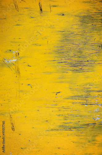 Old yellow wooden background