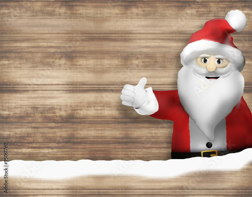 Santa Christmas Thumbs up