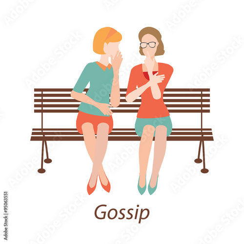 Gossiping girls design.