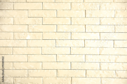 Whitening brick wall background