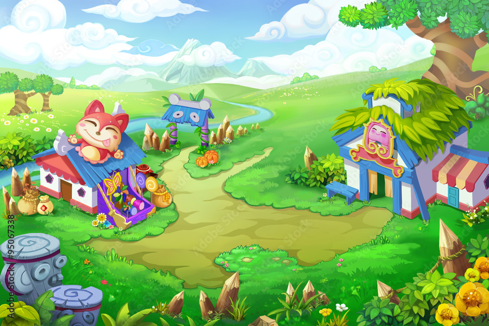 Wonder Land - Scene Design Wonder Land - Scene Design