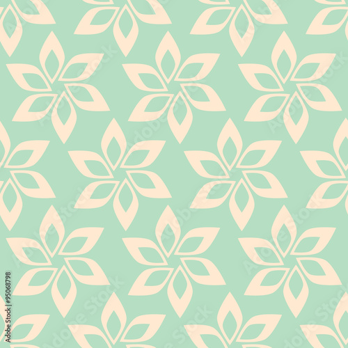 Simple flower seamless pattern