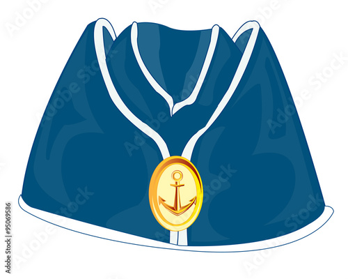 Headdress of the sailor oversea cap