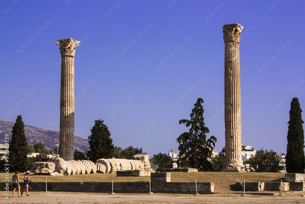Columns of the Olympian Zeus temple