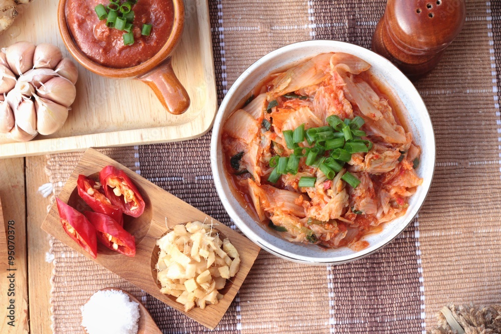 Kimchi of korean food traditional. Kimchi of korean food traditional.