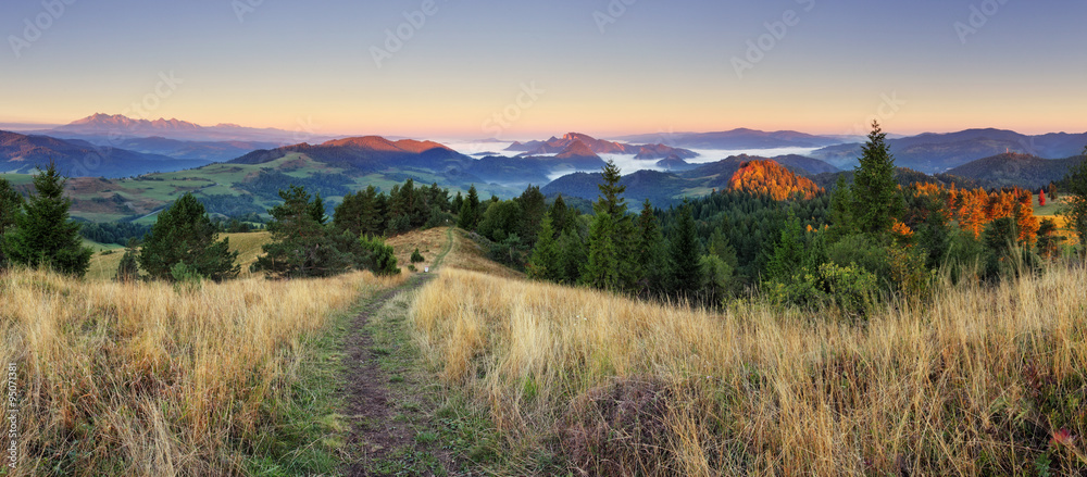 Landscape in Pieniny, Slovakia