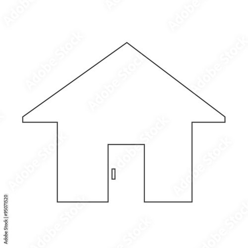 Real estate house icon