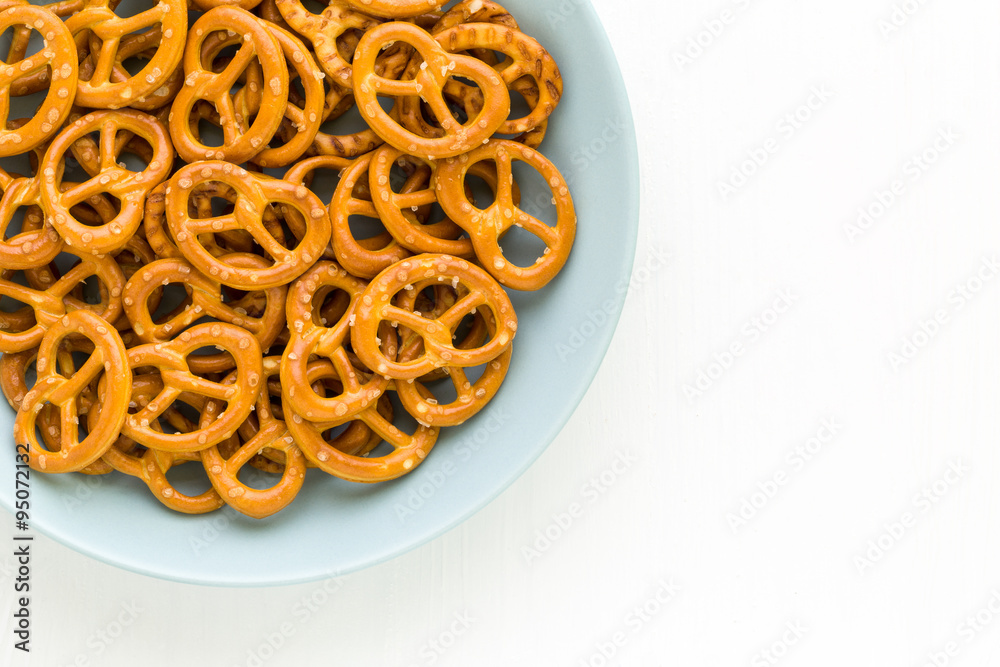 Pretzel in Plate Background Pretzel in Plate Background