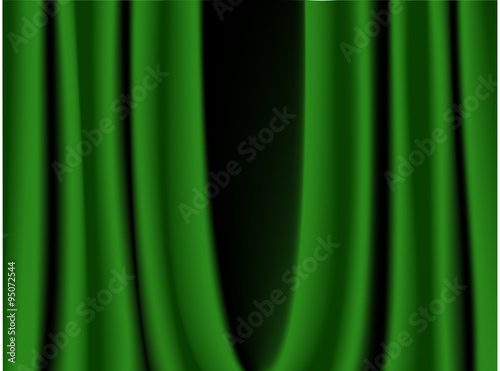 green curtain