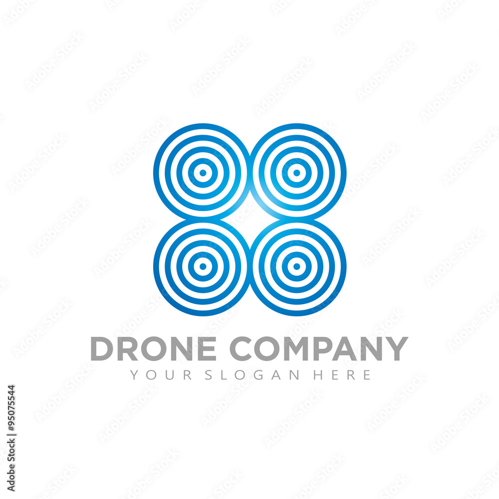 Drone/ Quad copter Icon Flat Drone/ Quad copter Icon Flat