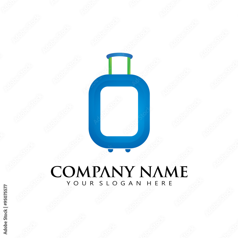Elegant Simple Initial O Travel Bag Holiday Logo Icon Elegant Simple Initial O Travel Bag Holiday Logo Icon