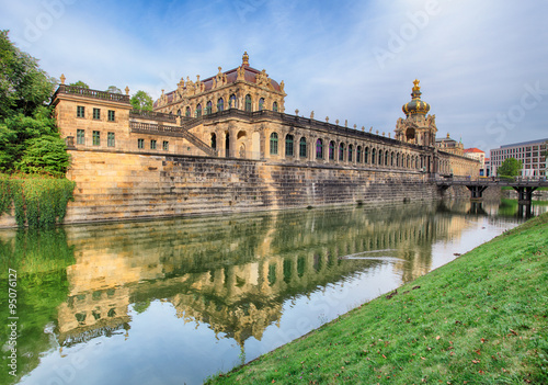 Zwinger museum - famous monument in Dresden - Germany