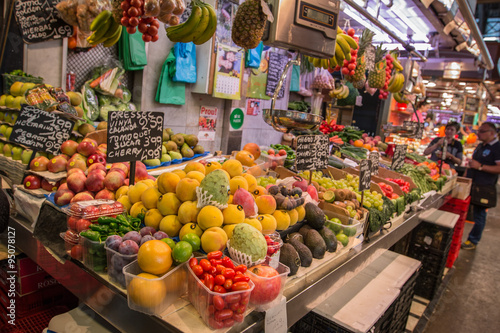 La Boqueria fruits photo