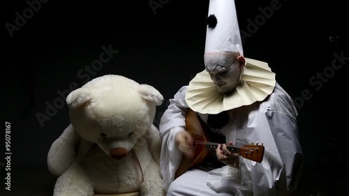 Piero playing on balalaika photo