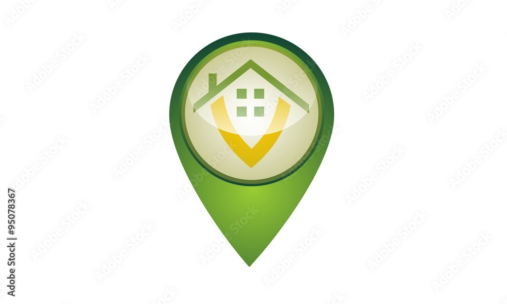 Houses and buildings, in residential real estate, and directions location map Houses and buildings, in residential real estate, and directions location map