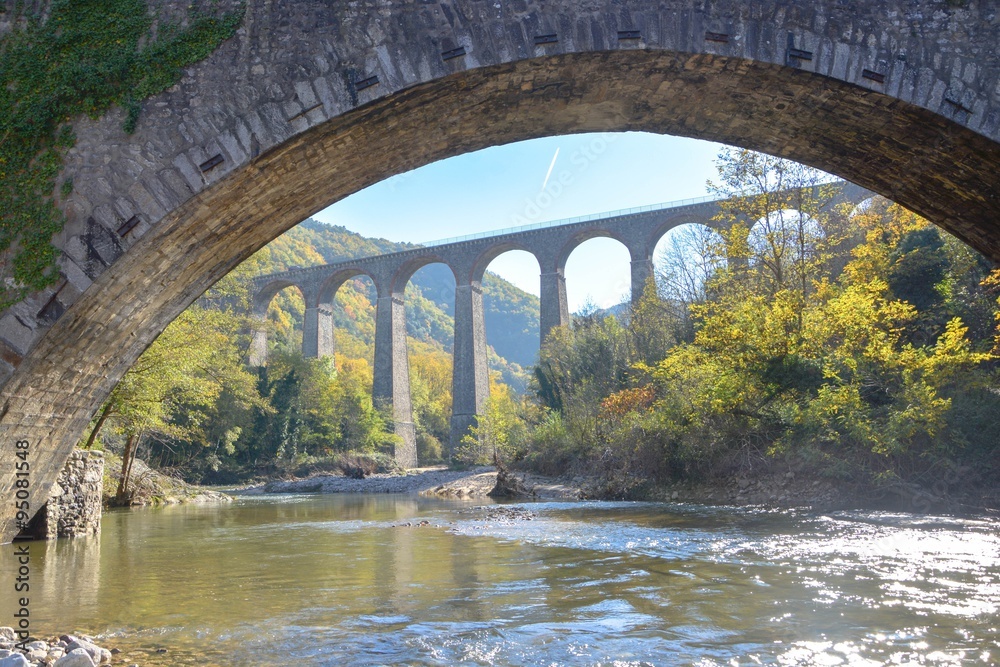 Fototapeta premium Pont de Duzon, Ardèche