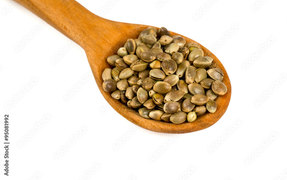 hemp seeds isolated on white hemp seeds isolated on white