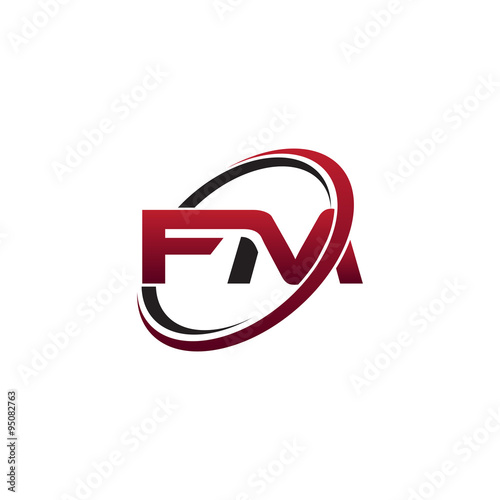 Modern Initial Logo Circle FM