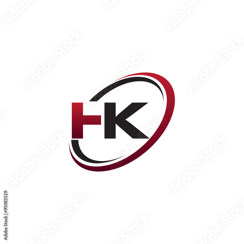 Modern Initial Logo Circle HK